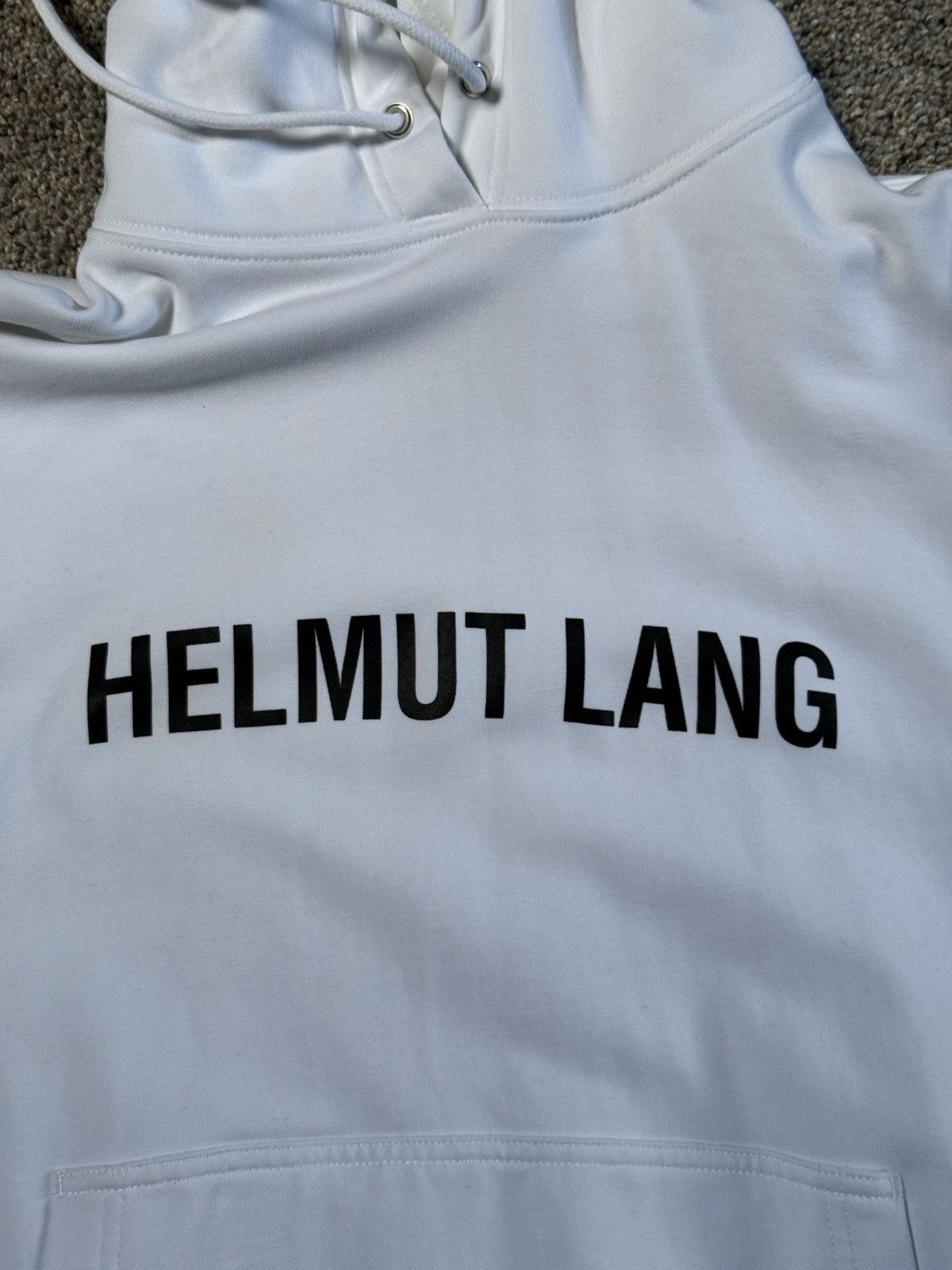 Helmut Lang Helmut Lang Core Logo Hoodie Size US L / EU 52-54 / 3 - 3 Thumbnail