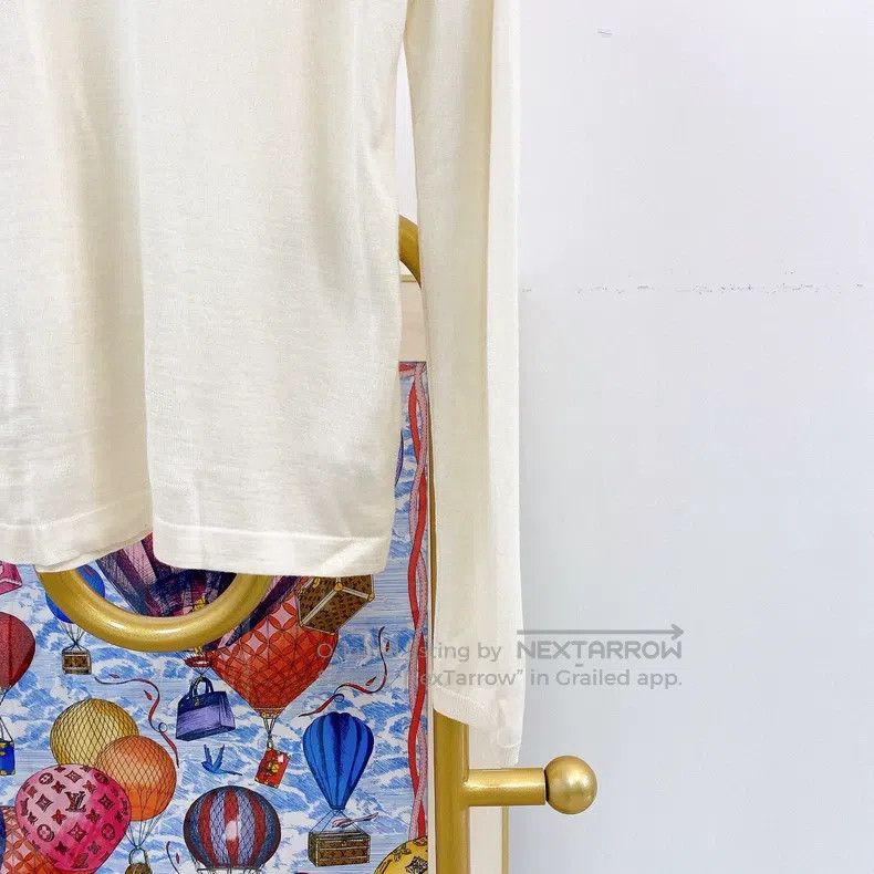 Brunello Cucinelli Brunello Cucinelli White pullover cashmere sweater Size XS / US 0-2 / IT 36-38 - 4 Thumbnail