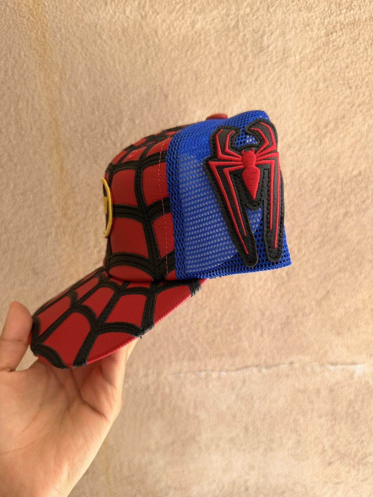 Supreme x Vanson Leathers Spider-Man Mesh Back 6-Panel Hat