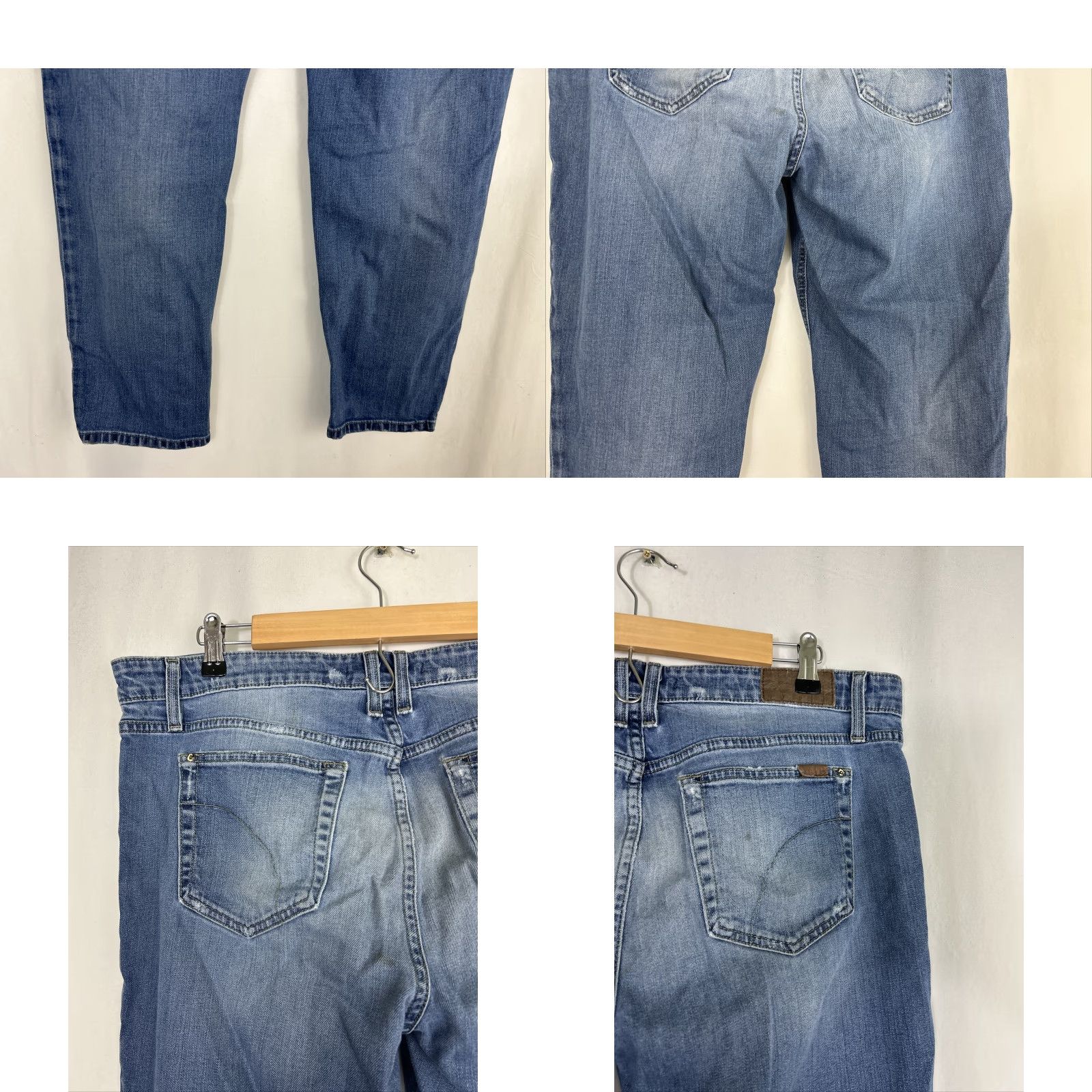 Vintage Joes Jeans Slouchy High Water Light Wash 36x 26 Straight Leg Women Jeans 36 Blue 90s? (Wait) Size 25" / US 0 / IT 36 - 8 Thumbnail