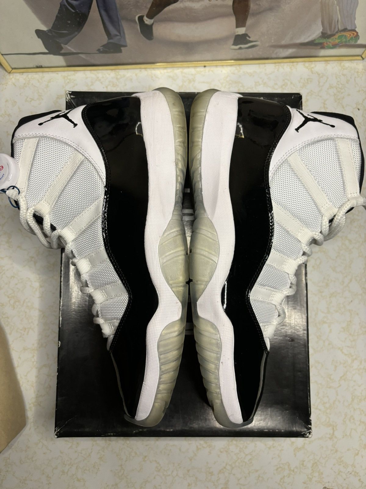 Jordan Brand Air Jordan 11 Retro 2018 Concord 2018 Size US 11 / EU 44 - 4 Thumbnail