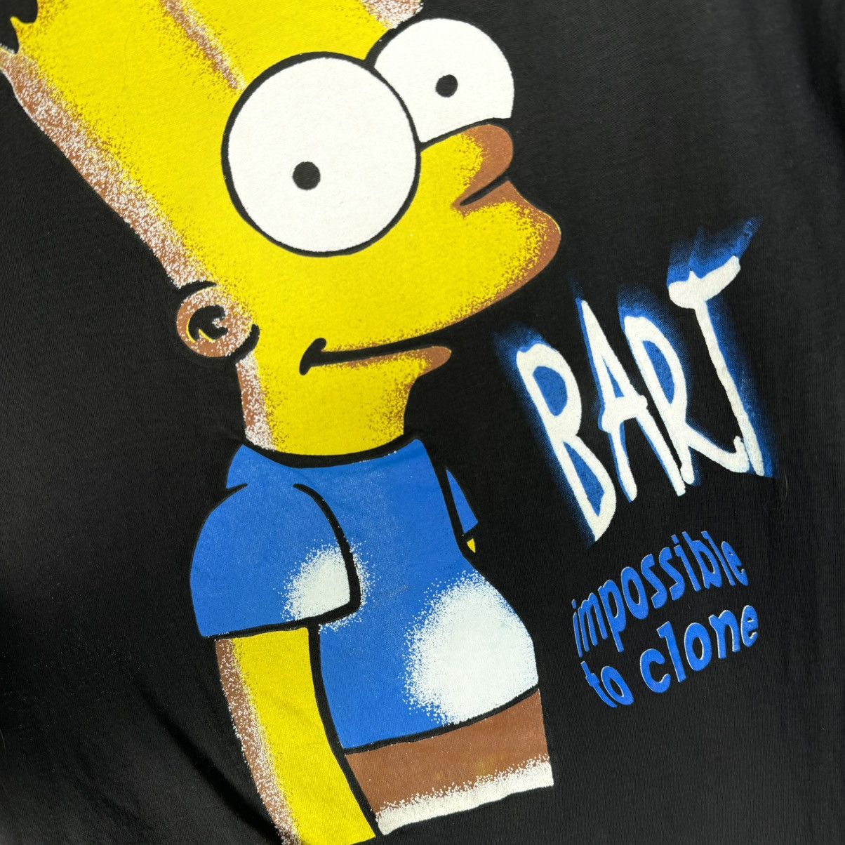 The Simpsons Vintage 90s The Simpsons Bart Impossible To Clone T Shirt Size US L / EU 52-54 / 3 - 2 Thumbnail