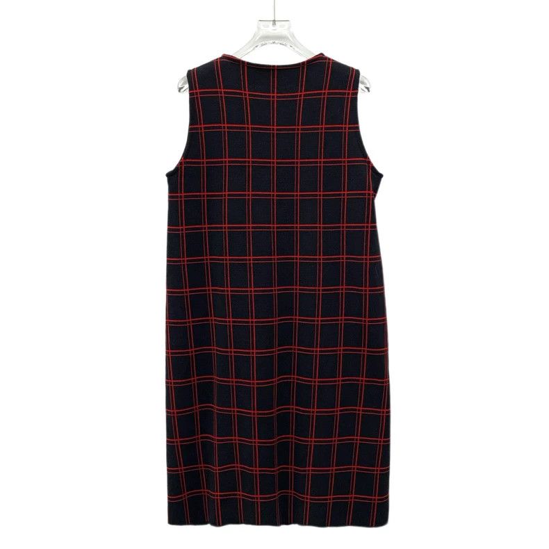 Gucci Gucci Color-blocked pocket horse buckle plaid wool round n Size S / US 4 / IT 40 - 2 Thumbnail
