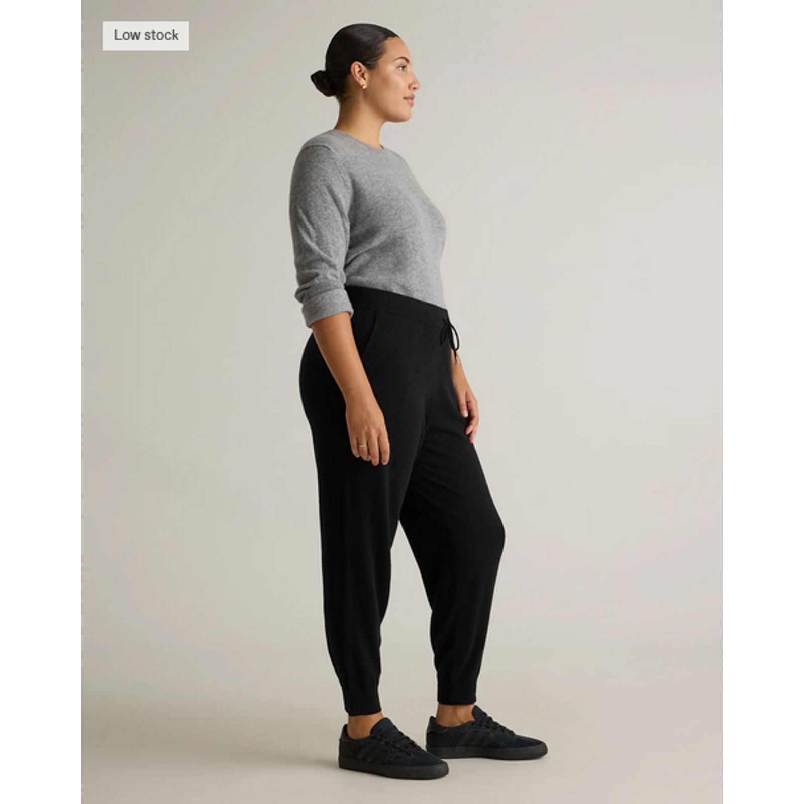 Quince Quince Mongolian Cashmere Sweatpants Navy S NWT Size 34" / US 12 / IT 48 - 5 Thumbnail