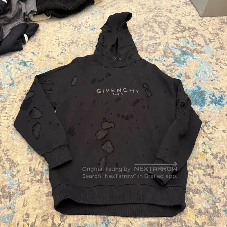 Givenchy Givenchy Ripped Hoodie Size US XS / EU 42 / 0 - 1 Thumbnail