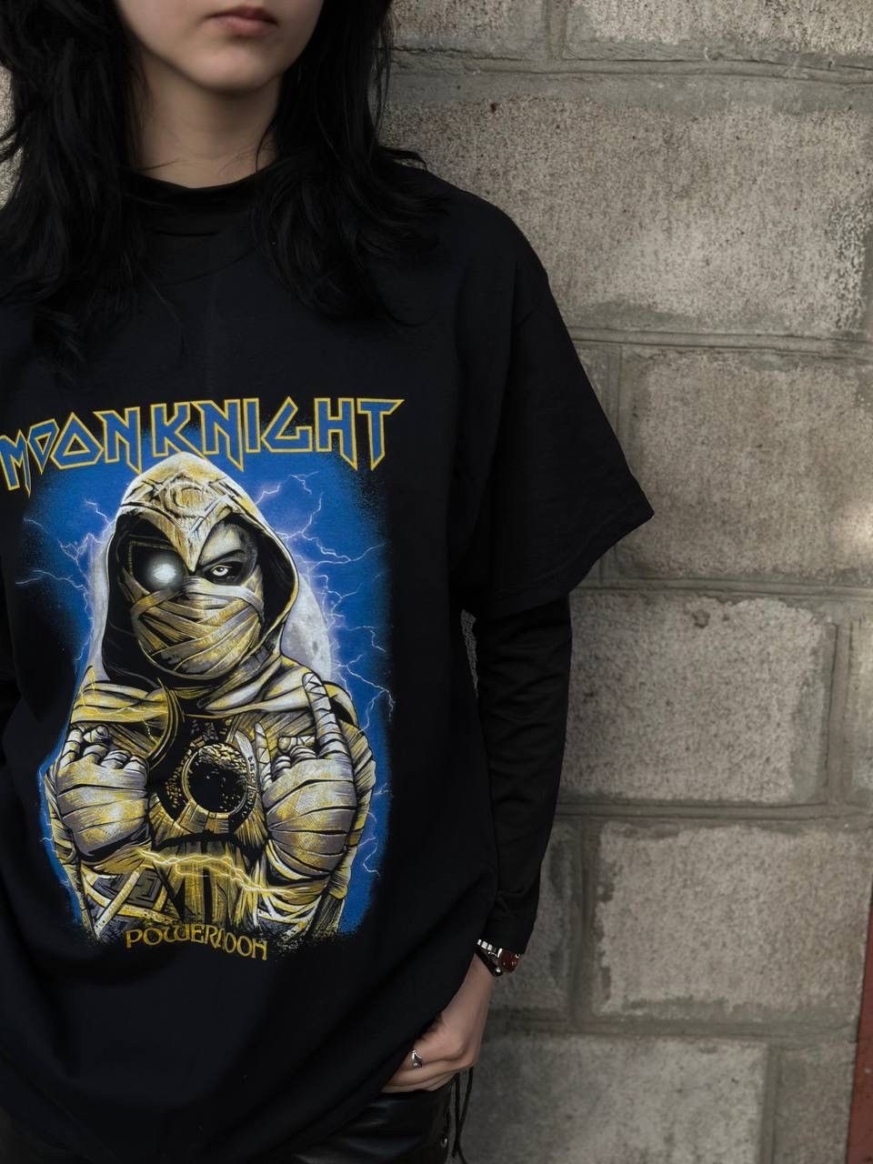 Japanese Brand VTG Adult Moon Knight Marvel Style By Iron Maiden T-shirts Size US M / EU 48-50 / 2 - 3 Thumbnail