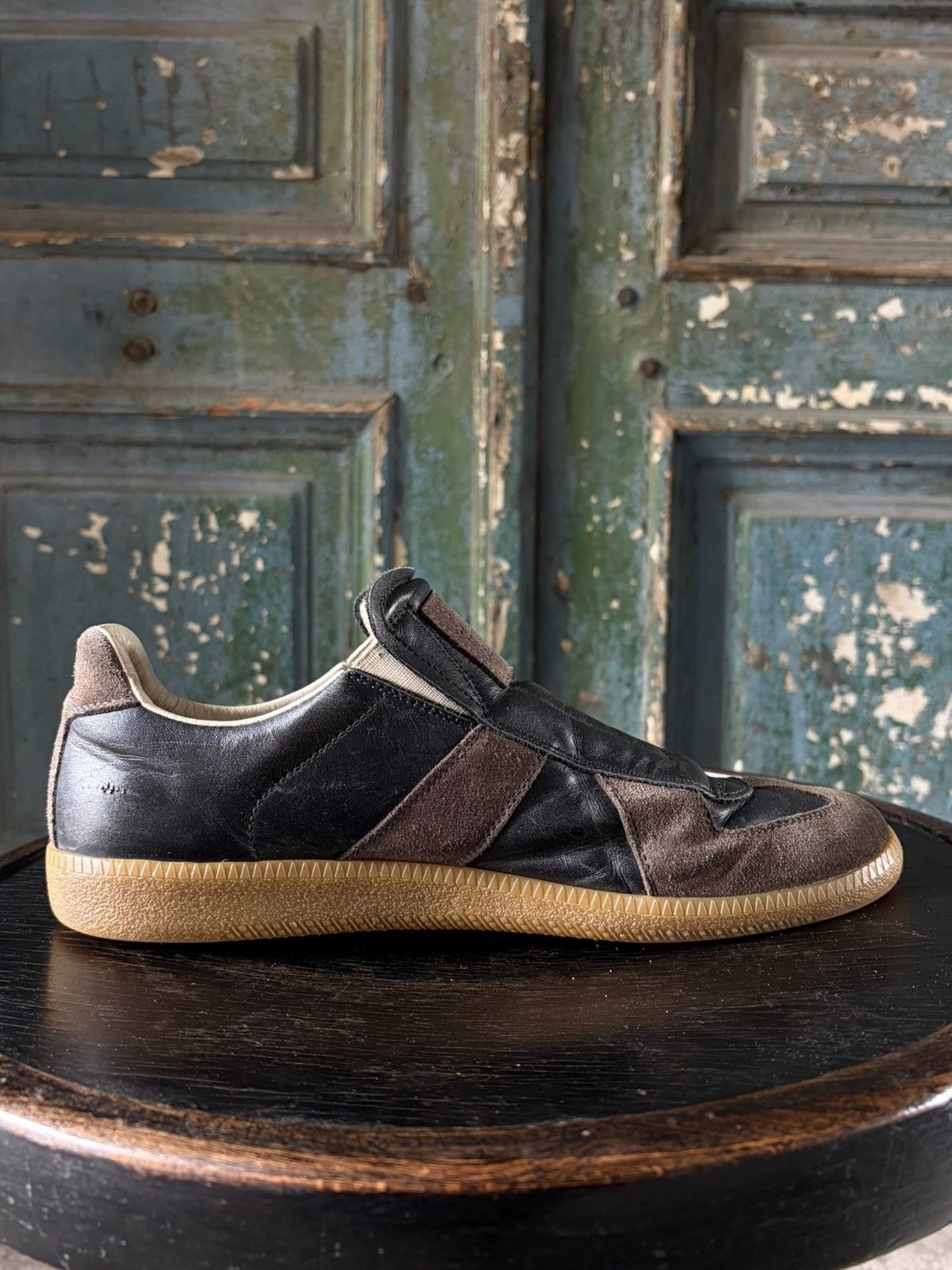 Maison Margiela Maison Margiela Black/brown laceless gat Size US 7.5 / EU 40-41 - 6 Thumbnail