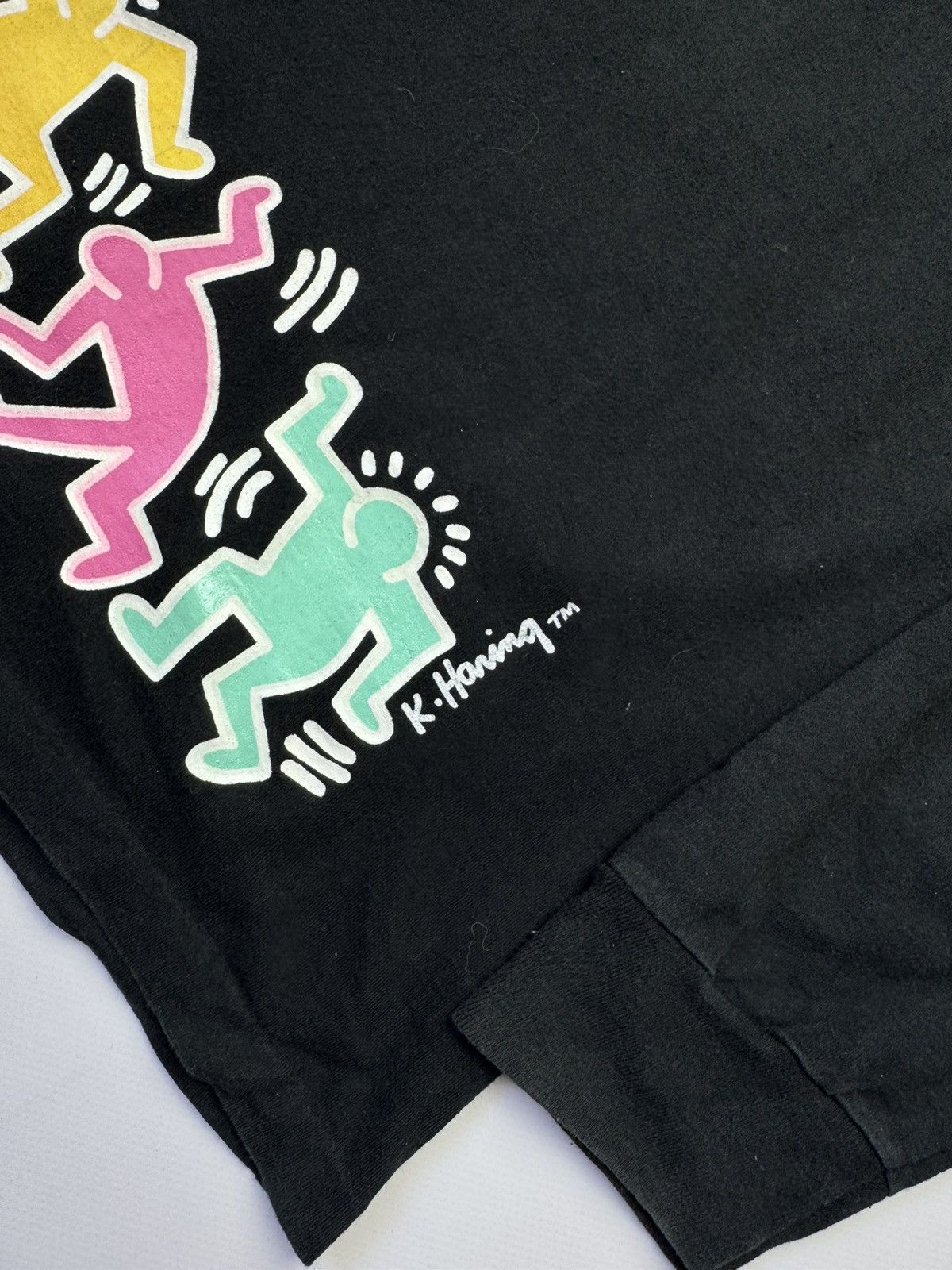 Keith Haring Vintage Keith Haring "Pop Shop" Long Sleeve Tee Size US XL / EU 56 / 4 - 4 Thumbnail