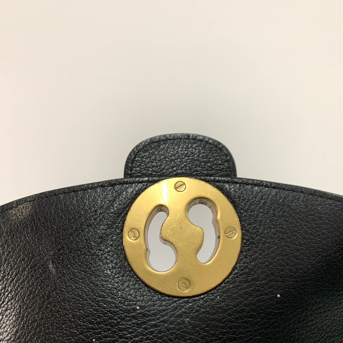 Chloe Chole Leather Black Shoulder Chain Bag Size ONE SIZE - 8 Thumbnail