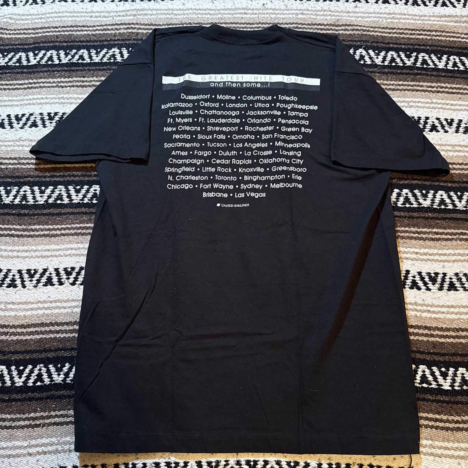 Fruit Of The Loom Vintage Barry Manilow T Shirt 90s Single Stitch Tour Tee 94' Size US XL / EU 56 / 4 - 2 Thumbnail