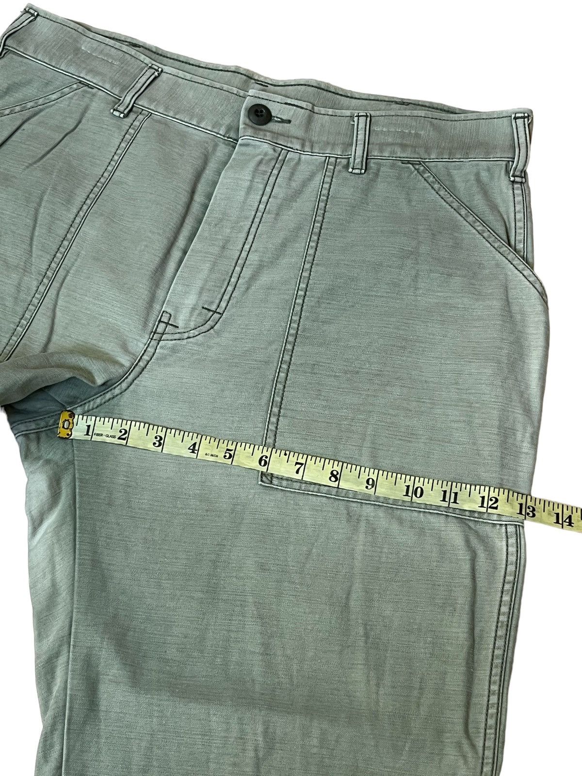 Toyo Enterprises VINTAGE GUNG HO USA MILITARY FATIGUE BAKER FADED PANTS Size US 35 - 13 Thumbnail