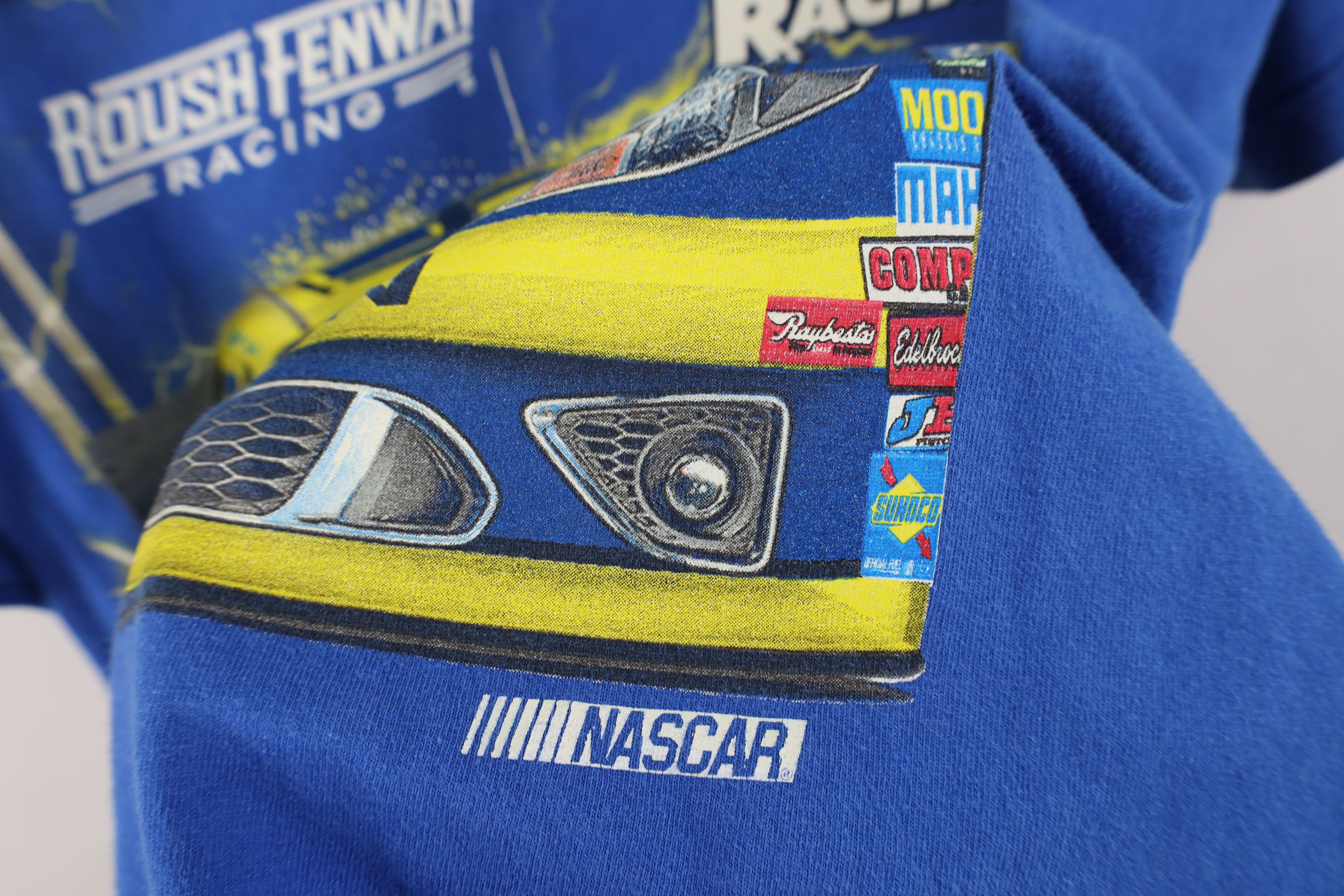 Vintage Vintage Y2K NASCAR Buy Matt Kenseth Racing T-Shirt AOP Blue Size US XXL / EU 58 / 5 - 5 Thumbnail
