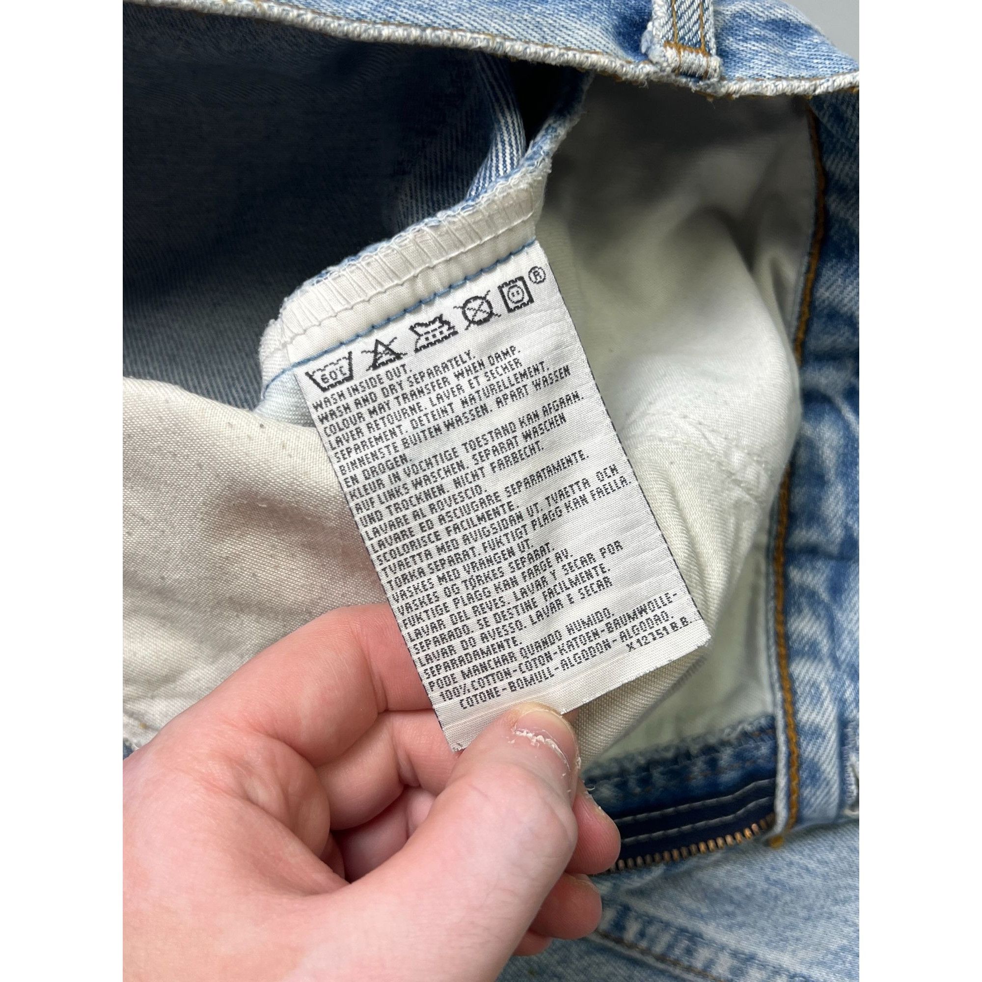 Levi's Vintage Clothing Levi’s 726 Vintage Distressed Denim Jeans Pants (Y1062) Size US 33 - 10 Thumbnail