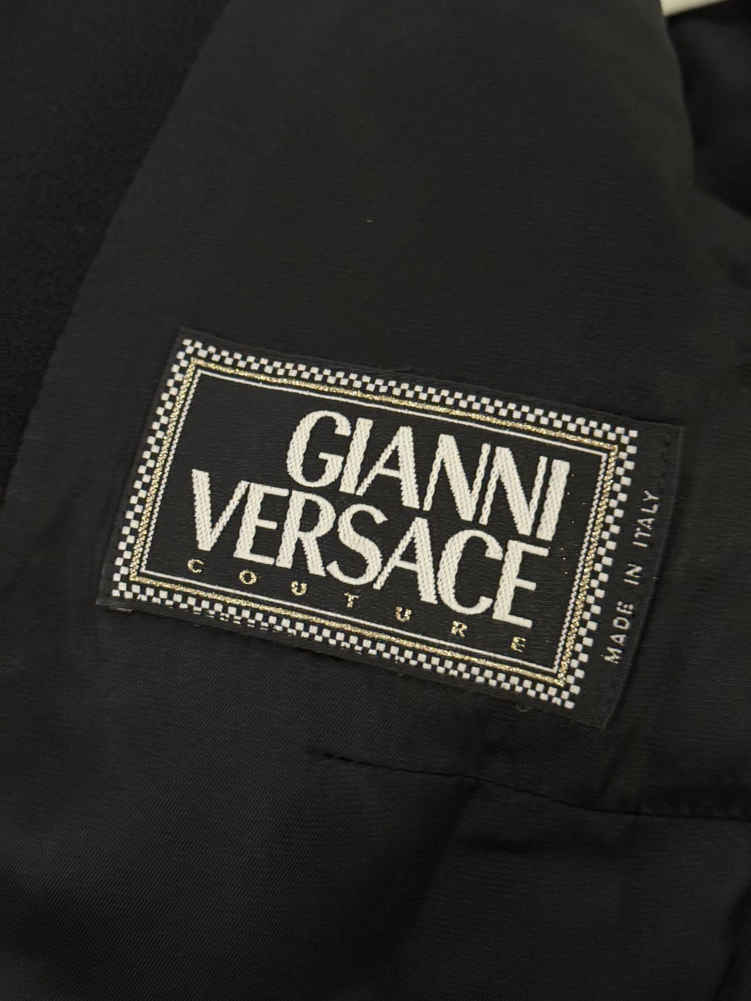 Versace 90s Gianni Versace Vintage Couture Statement Jacket Size M / US 6-8 / IT 42-44 - 5 Thumbnail