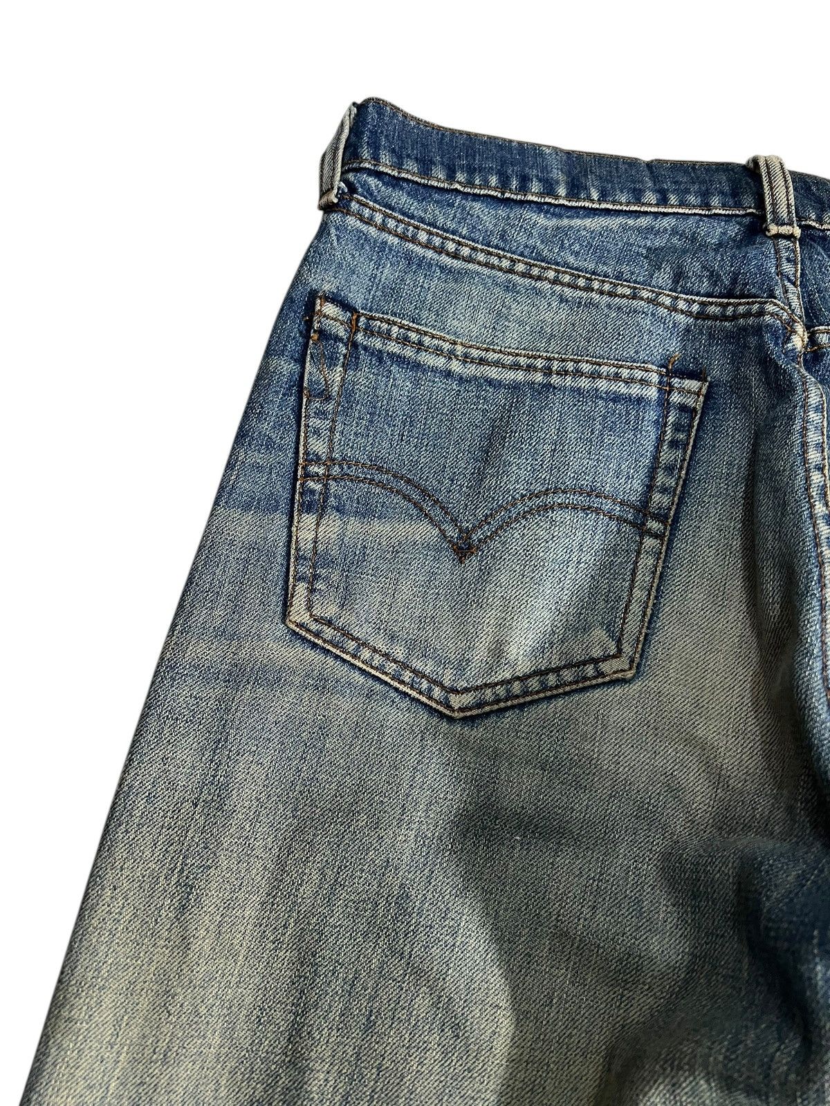 Levi's 90’s Levi’s 503-0217 Rusty Distress Mud Wash Jean Size US 30 / EU 46 - 12 Thumbnail