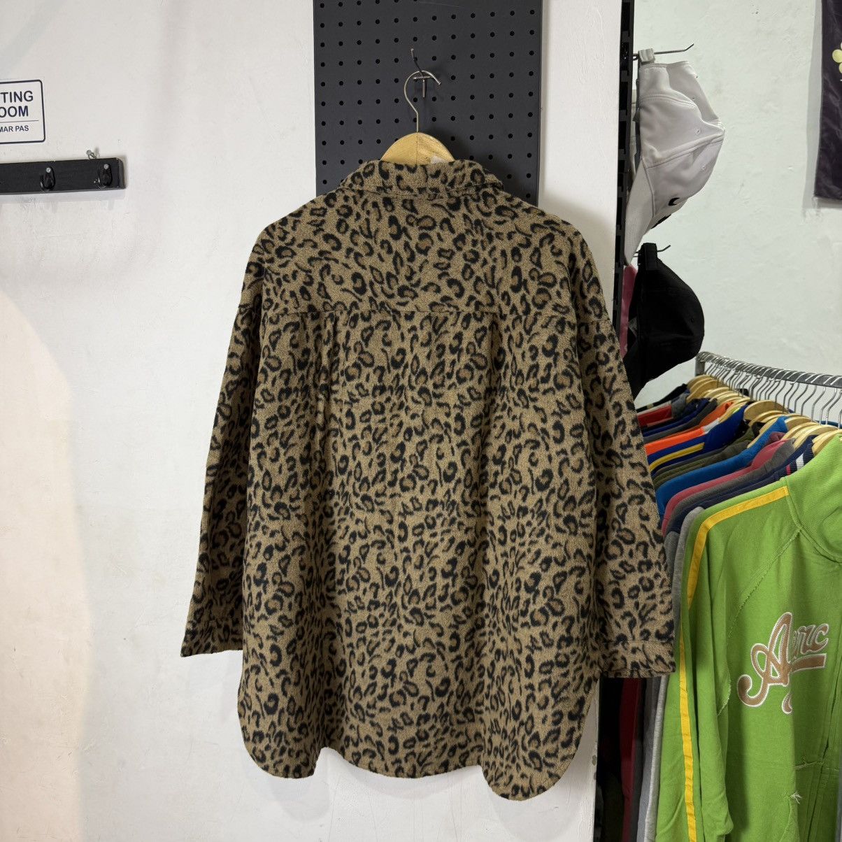 Japanese Brand Vintage YUL leopard wool two pocket shirt Size US XXL / EU 58 / 5 - 4 Thumbnail