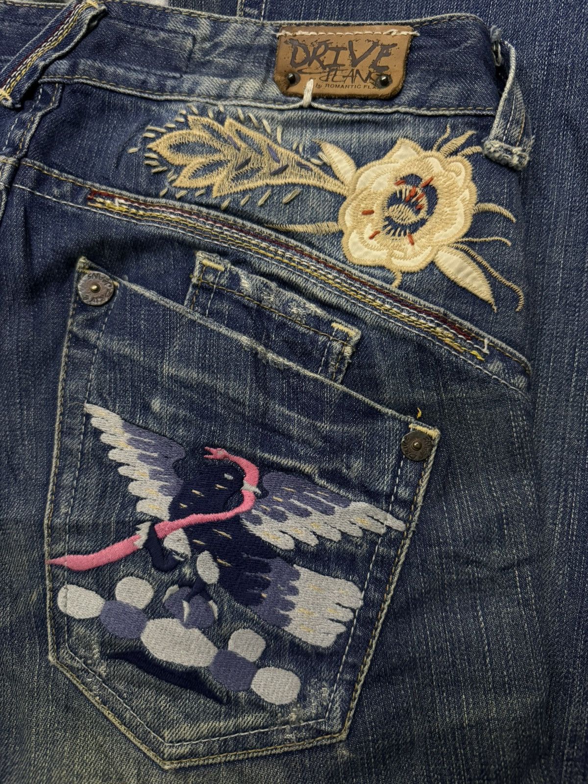 Japanese Brand Exotic Vintage Denim Drive Falcon 7.0 Limited Edition | W31 Size 31" - 11 Thumbnail