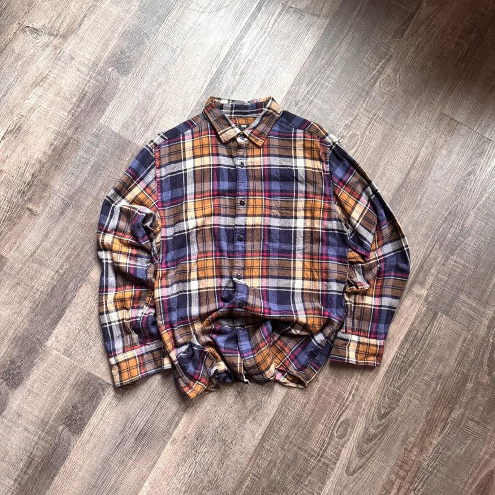 Uniqlo UNI-QLO • Multicolor Flannel (XL) Size US XL / EU 56 / 4 - 1 Thumbnail
