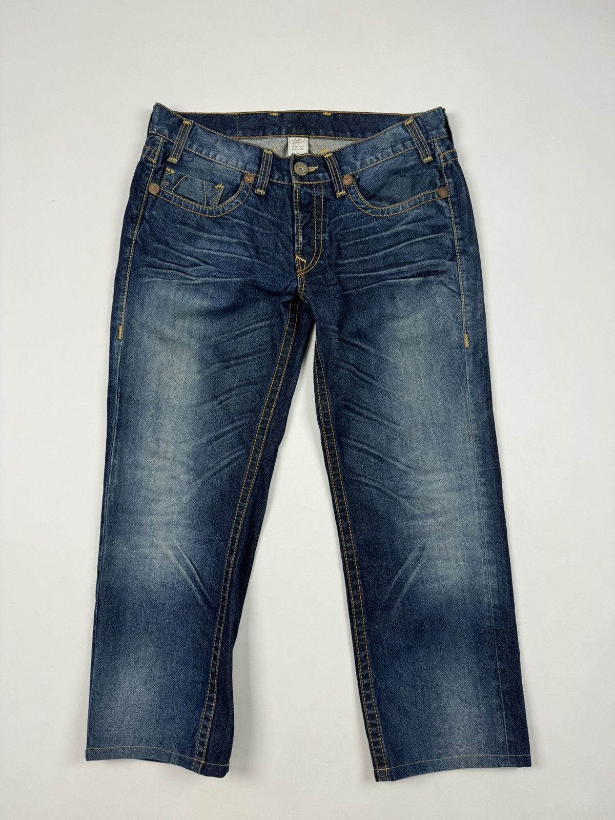 True Religion True Religion Cropped Denim Jeans Pants Size 40 Size US 36 / EU 52 - 1 Thumbnail