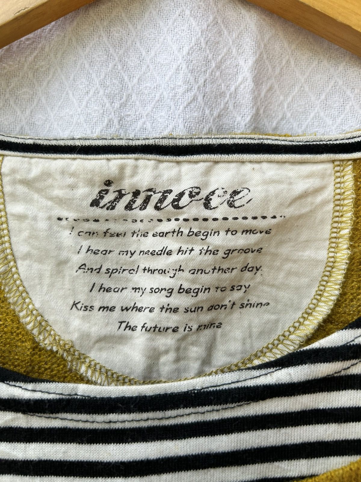 If Six Was Nine 💸BINDINGOFFER💸Inncee double layers knit poem longsleeve Size US M / EU 48-50 / 2 - 6 Thumbnail