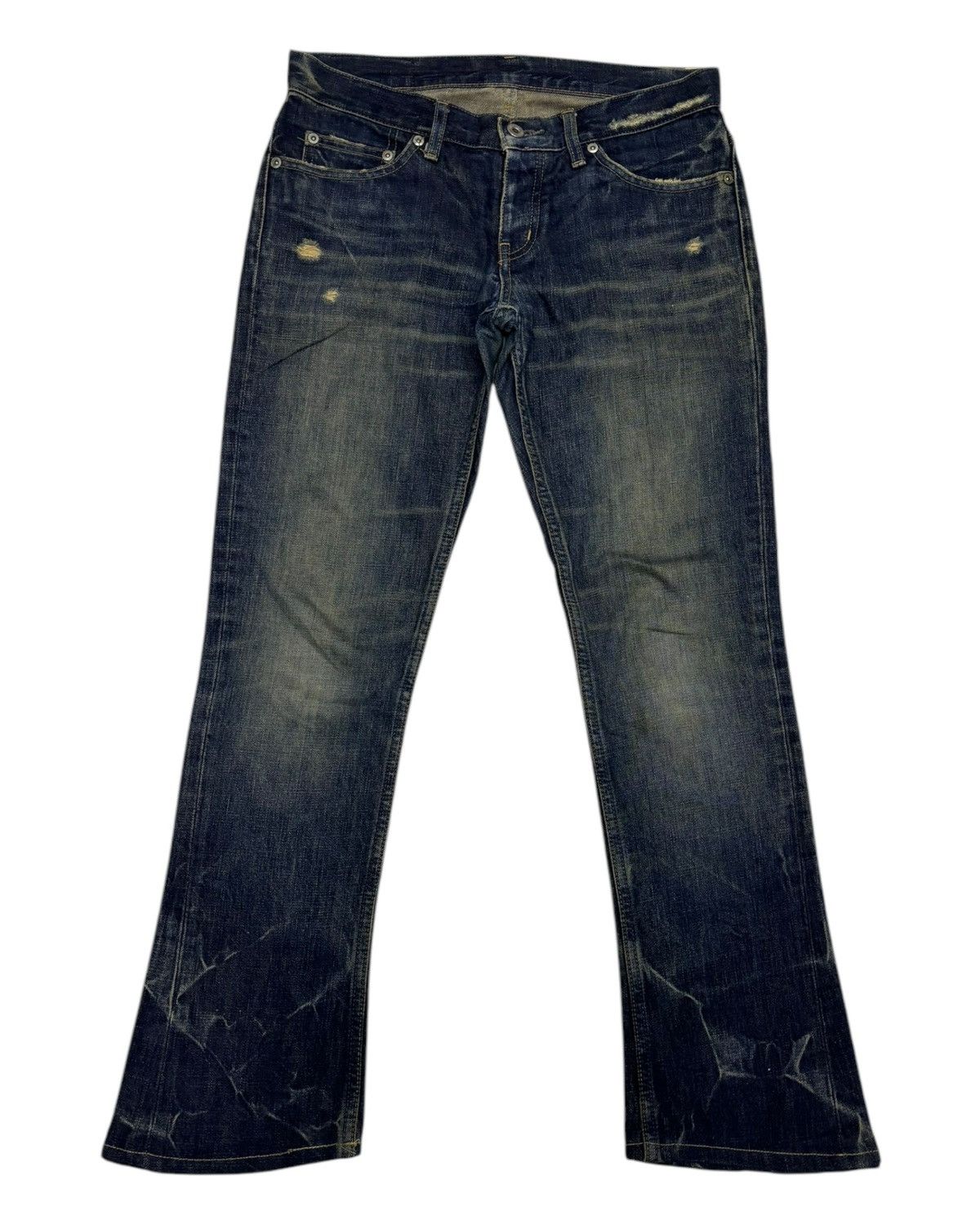 Hysteric Glamour × Vintage HYSTERIC GLAMOUR BOOTCUT DENIM JEANS Size 31" - 5 Thumbnail