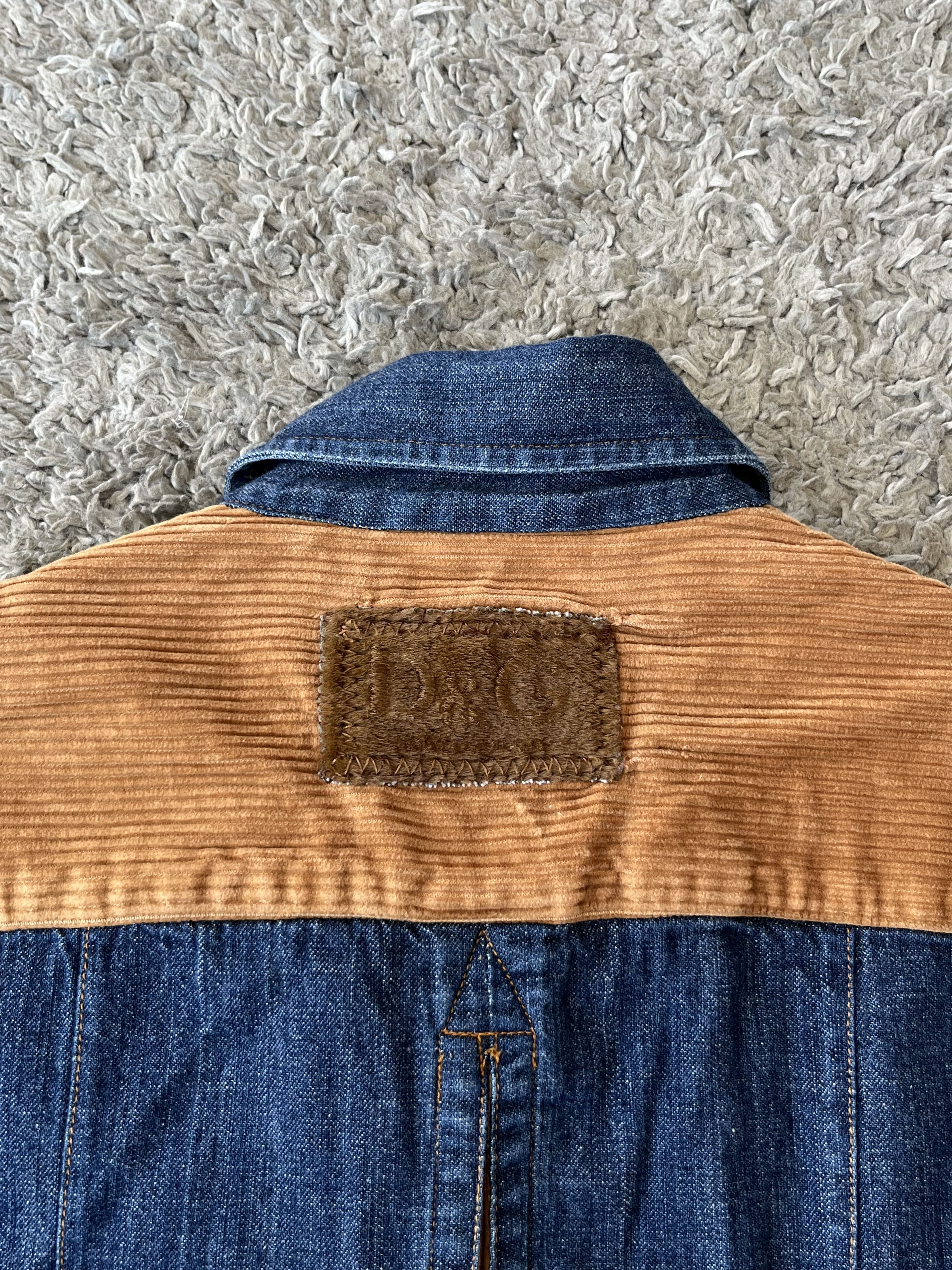 Dolce & Gabbana DOLCE&GABBANA Vintage Denim Corduroy Shirt 2000s Size US L / EU 52-54 / 3 - 8 Thumbnail
