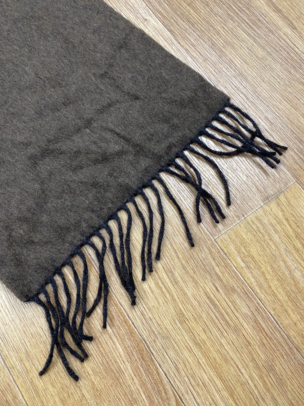 Canali Canali Brown Lana and Angora Wool Scarf Size ONE SIZE - 7 Thumbnail