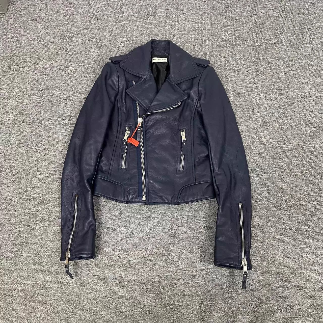 Balenciaga Balenciaga Motorcycle Jacket 99 New Size 38 Not Black Size XS / US 0-2 / IT 36-38 - 1 Thumbnail