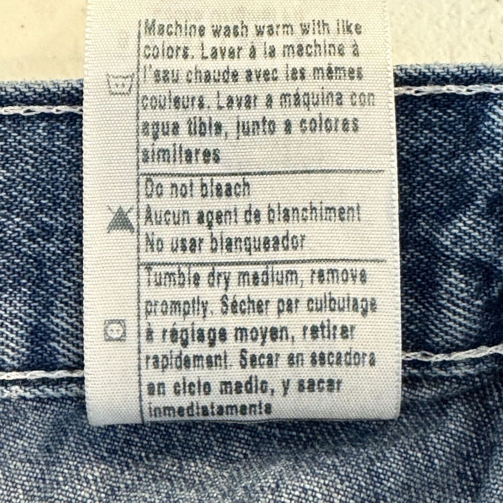 Carhartt Carhartt Jeans Mens 38x30 Blue Denim B13-DST Loose Original Fit Workwear Utility Jeans Mens Blue Denim Relaxed 90s Bohemian Size US 38 / EU 54 - 7 Thumbnail