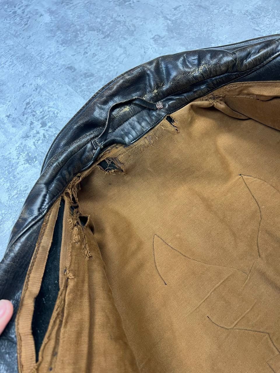 Vintage RARE Vintage 70-80’s Kawasaki Leather Bomber Jacket Size US M / EU 48-50 / 2 - 22 Thumbnail