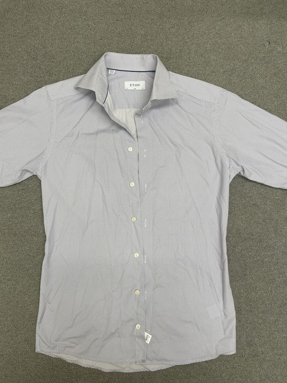 Eton Eton Slim Fit Dress Shirt Size US M / EU 48-50 / 2 - 1 Thumbnail