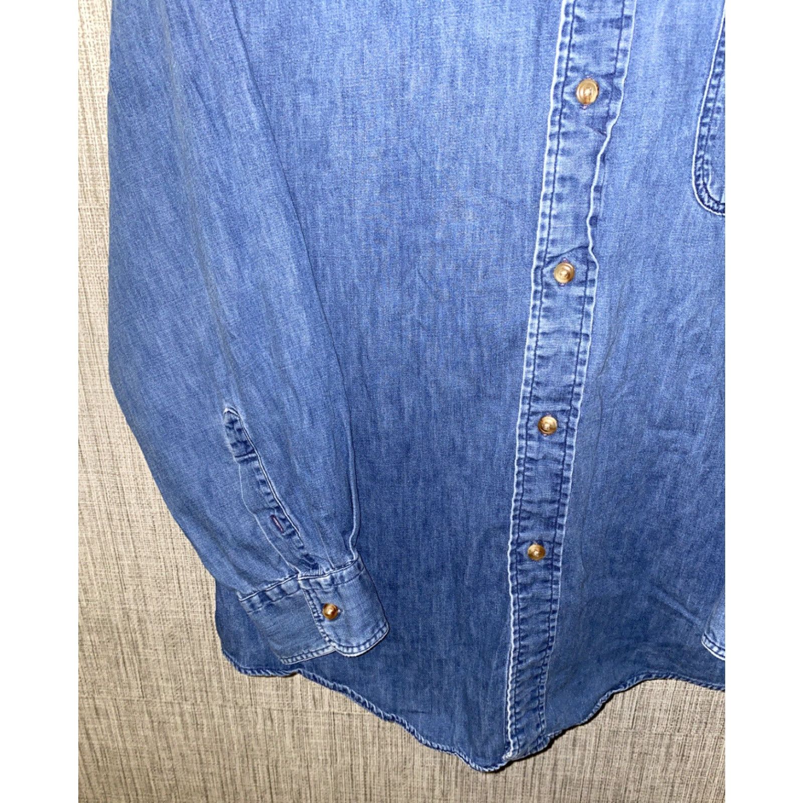 Vintage Cartwright And Danewell Men's Blue Cotton Long Sleeve Button-Up Shirt Size L Casual Size US L / EU 52-54 / 3 - 3 Thumbnail