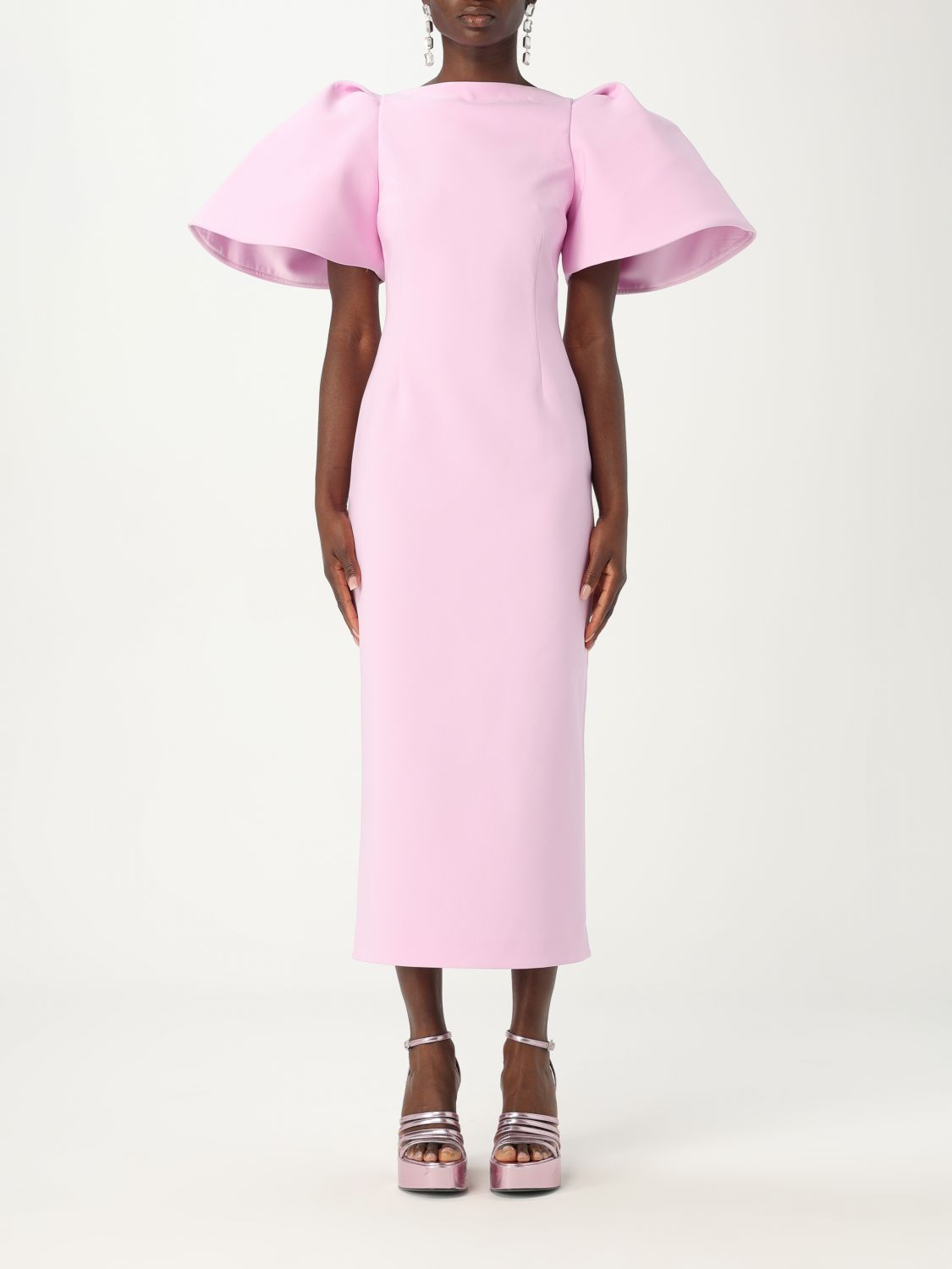 image of Solace London Dress Woman Blush Pink, Women's (Size Small)