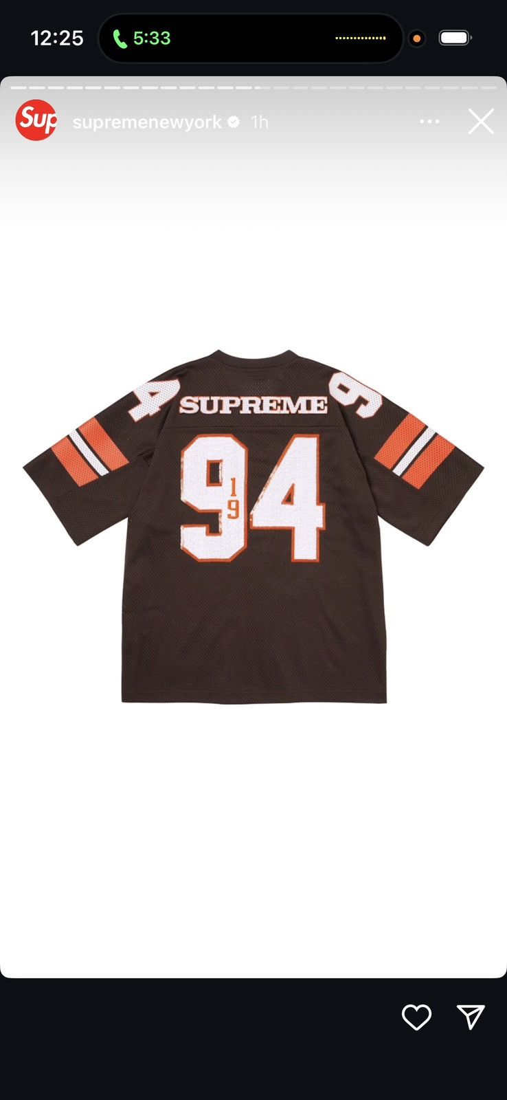 Supreme Supreme Sequin Football Jersey Size US XL / EU 56 / 4 - 2 Thumbnail