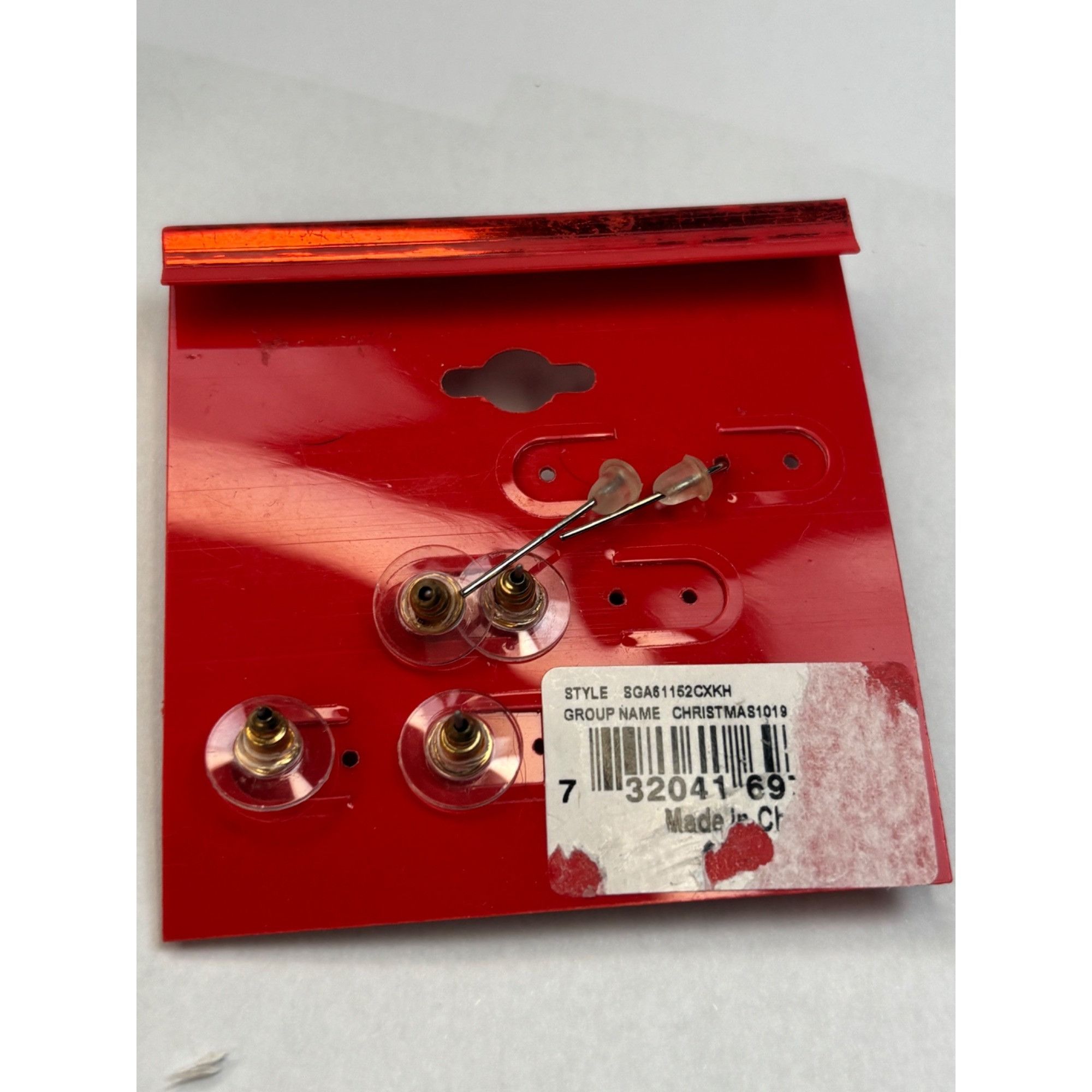 Other Christmas-Themed Holiday Earring Set With Santa Hat Candy Ca Size ONE SIZE - 3 Thumbnail