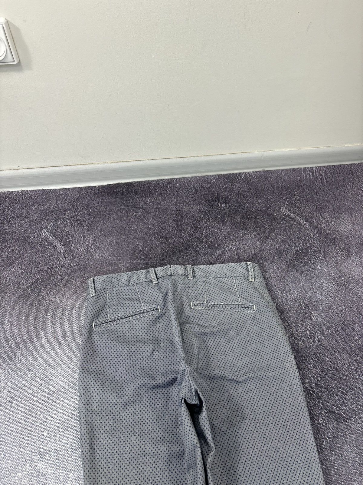 L.B.M. 1911 L.B.M. 1911 Men’s Micro Dash Gray Slim Fit Tailored Pants Size US 30 / EU 46 - 13 Thumbnail