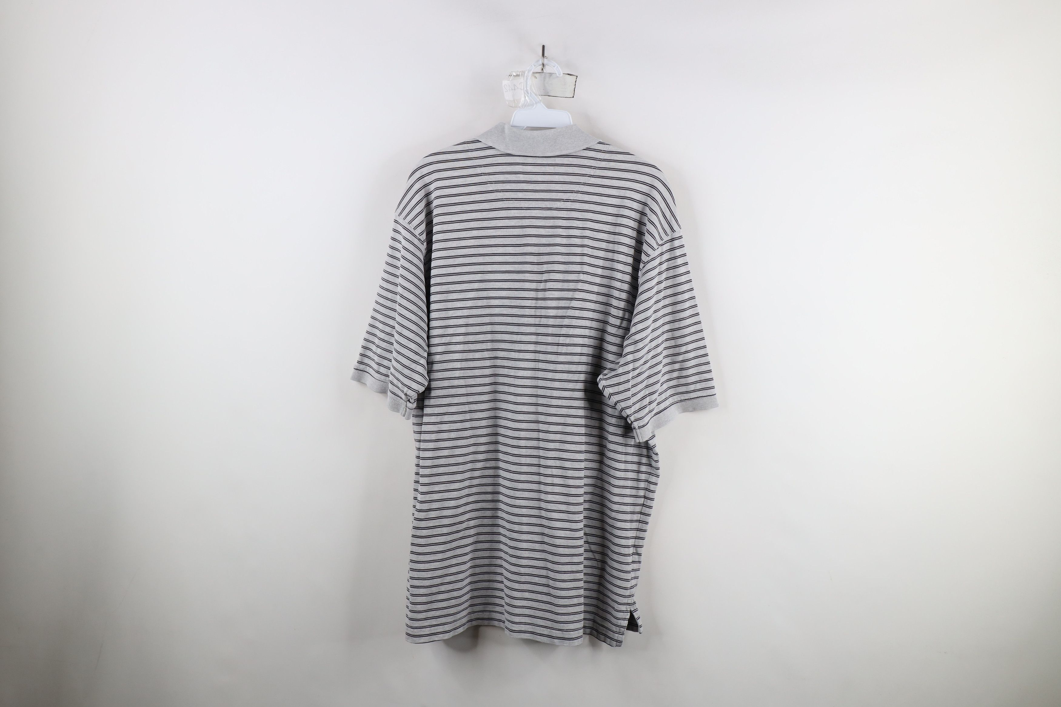 Eddie Bauer × Vintage Vintage 90s Eddie Bauer Striped Collared Golf Polo Shirt Size US L / EU 52-54 / 3 - 12 Thumbnail