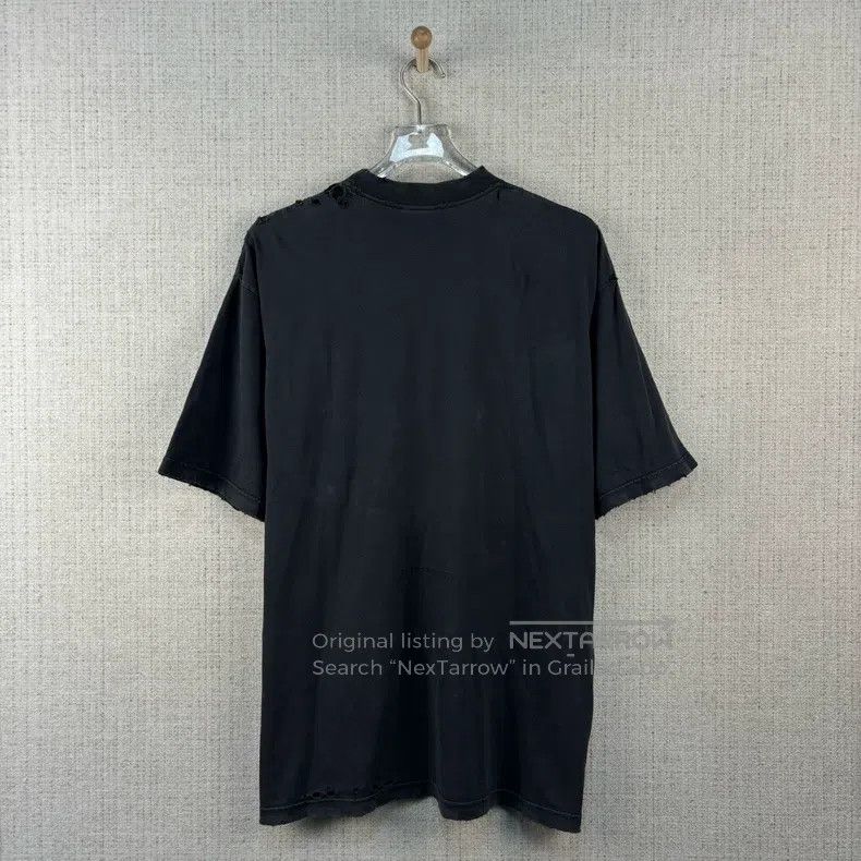 Balenciaga Balenciaga Washed Destroyed Statue of Liberty Short Sleeve Size US S / EU 44-46 / 1 - 3 Thumbnail