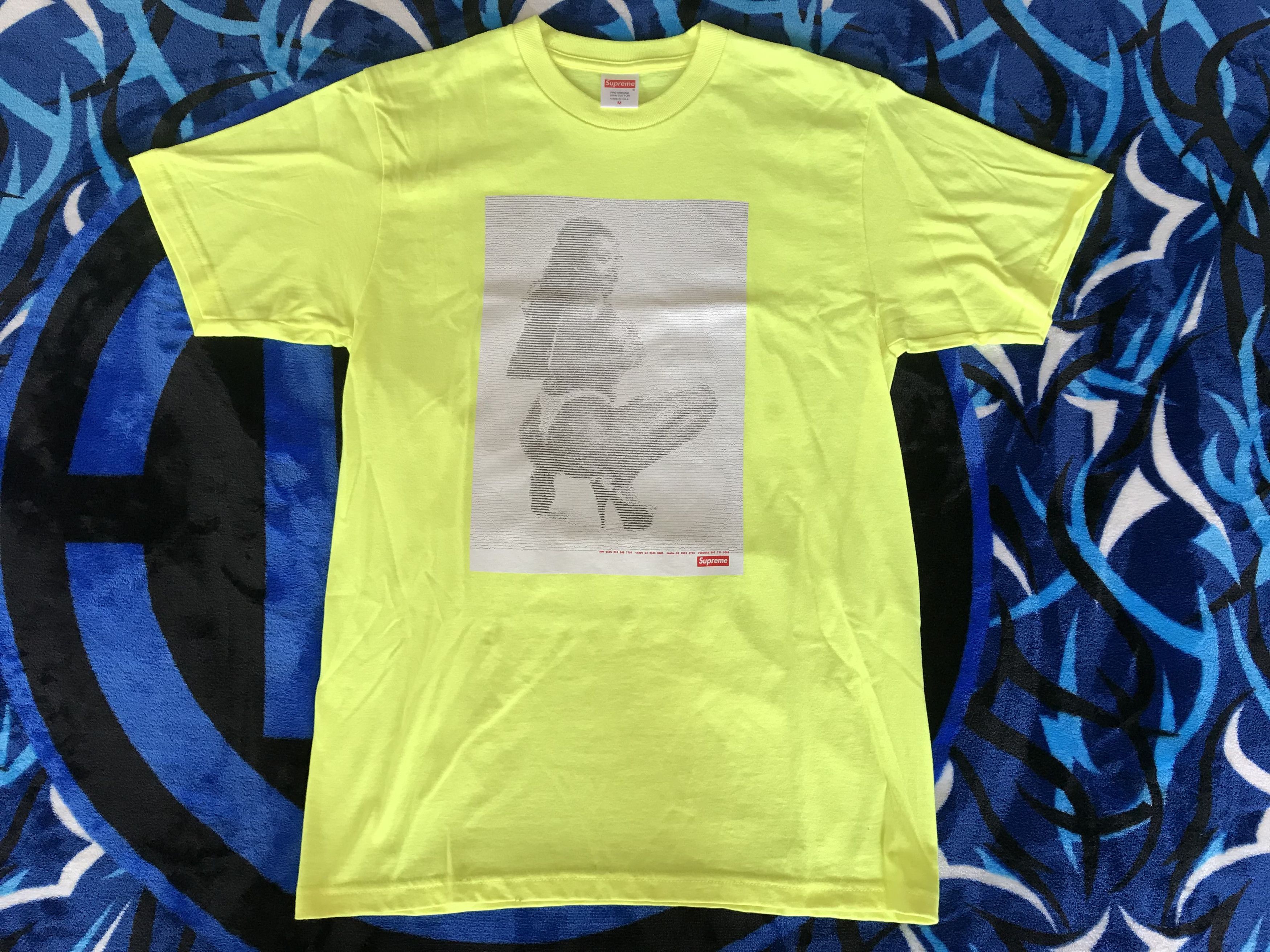 SS17 Supreme Digi Tee Yellow