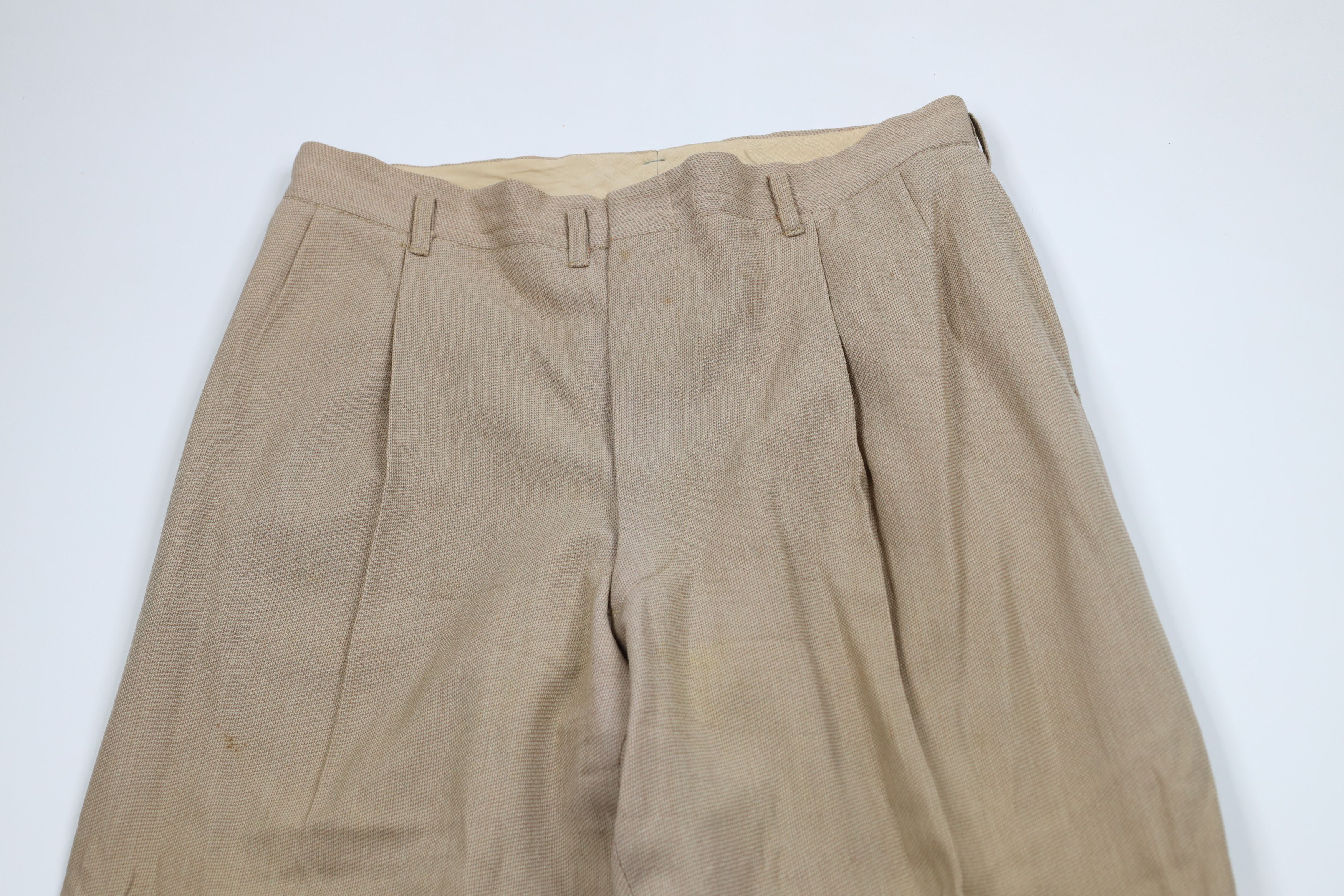 Vintage Vintage 50s Hollywood Regency High Waist Wide Leg Pants USA Size US 34 / EU 50 - 2 Thumbnail