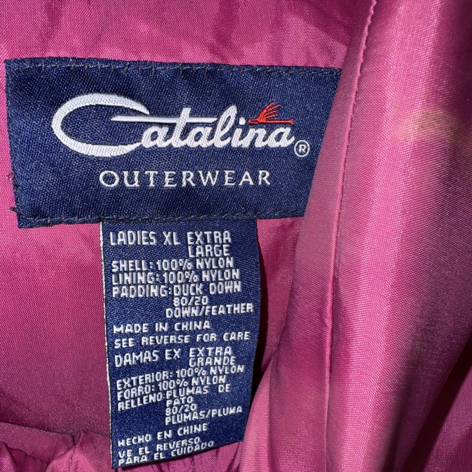 Catalina Catalina Outerwear Puffer Vest Women's XL Raspberry Pink Size XL / US 12-14 / IT 48-50 - 8 Thumbnail