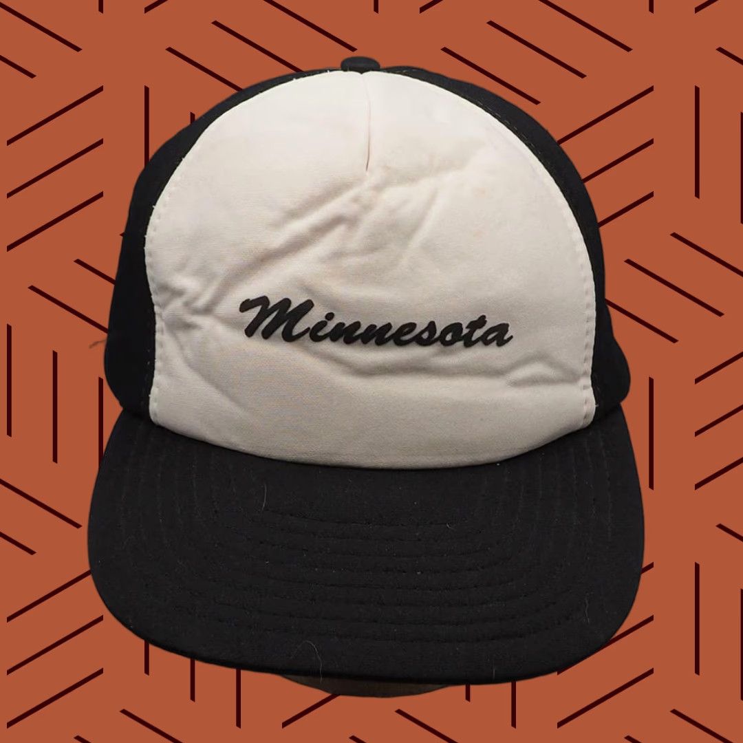 Vintage VINTAGE Minnesota Adjustable Trucker Hat Cap Unbranded Unisex Adults XS? Size ONE SIZE - 1 Thumbnail