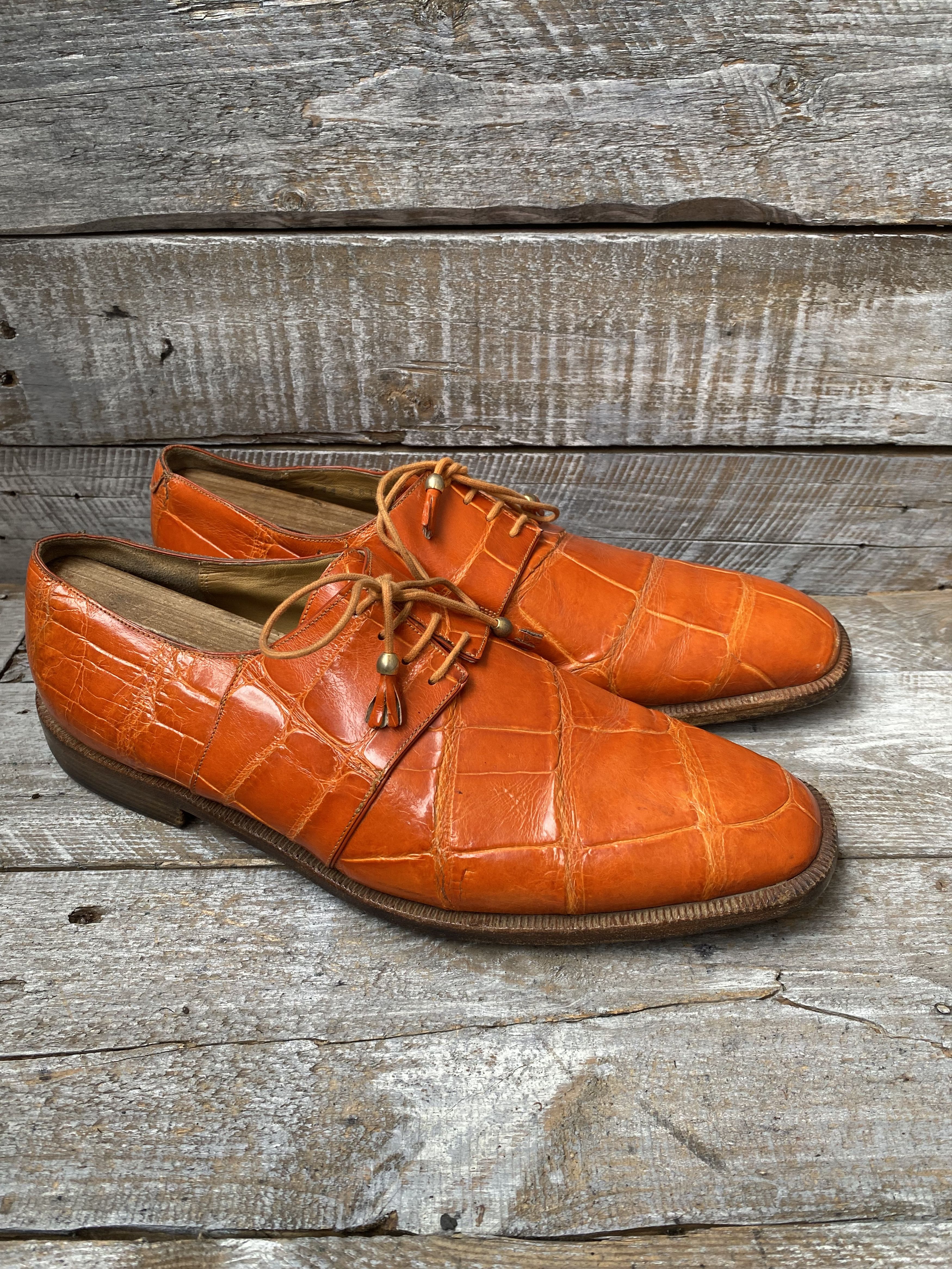 Mauri Mauri oxford exotic crocodile leather sz 11.5 Size US 11.5 / EU 44-45 - 8 Thumbnail