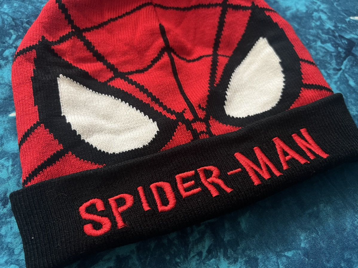 Hat Club Y2K Spider Man Hat beanie Big Logo Size ONE SIZE - 4 Thumbnail