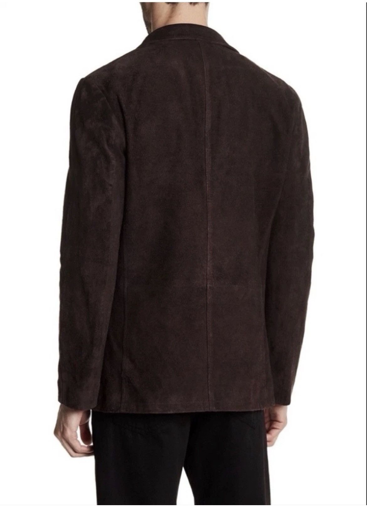 John Varvatos Suede Oxblood Multibutton Jacket EU 56 USA 46 Size US XL / EU 56 / 4 - 5 Thumbnail