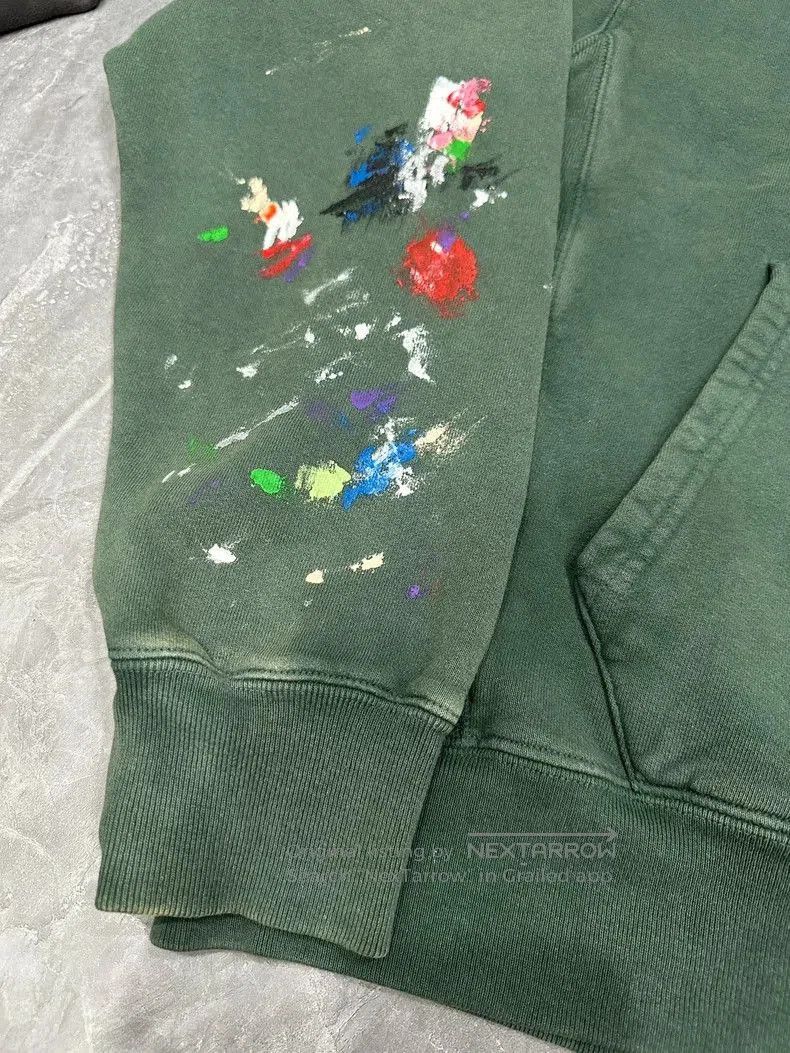 Gallery Dept. Gallery Dept Green Paint Splash Hoodie. Size US M / EU 48-50 / 2 - 6 Thumbnail
