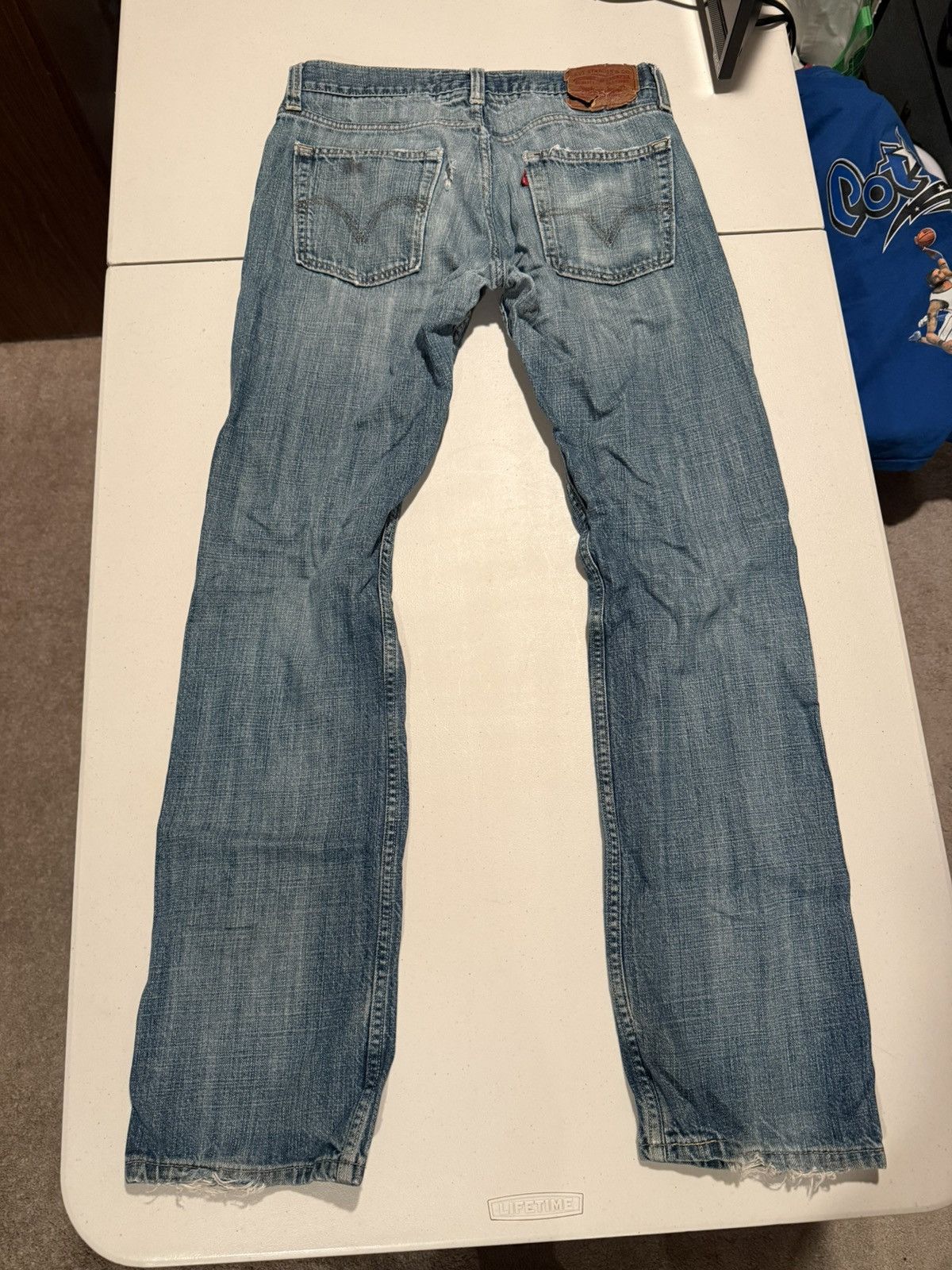 Levi's 2008 vintage levi’s blue denim jeans Size US 30 / EU 46 - 2 Thumbnail