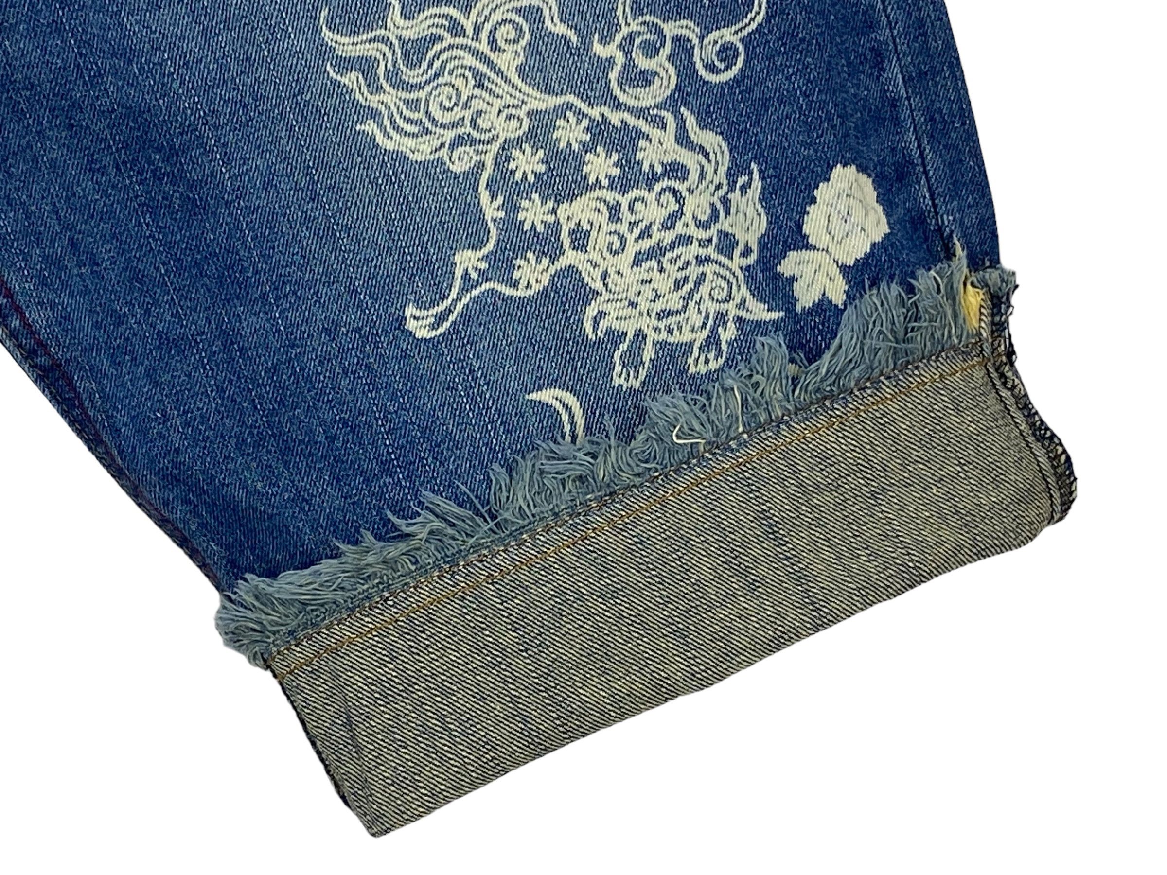 Japanese Brand Piko Short Denim Koi Sukajan Jeans Size US 32 / EU 48 - 9 Thumbnail