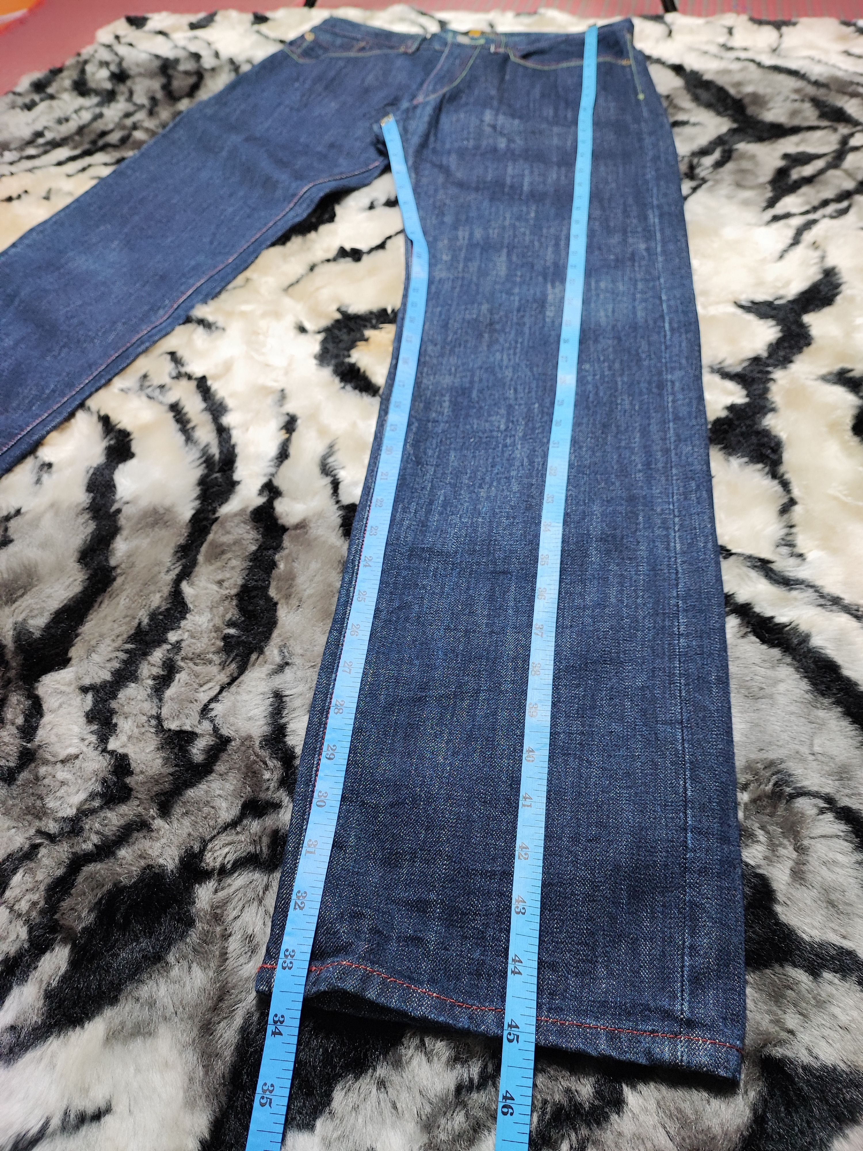 Japanese Brand Vintage Zen Kyoto Hand Painted Denim Jeans Size US 32 / EU 48 - 7 Thumbnail