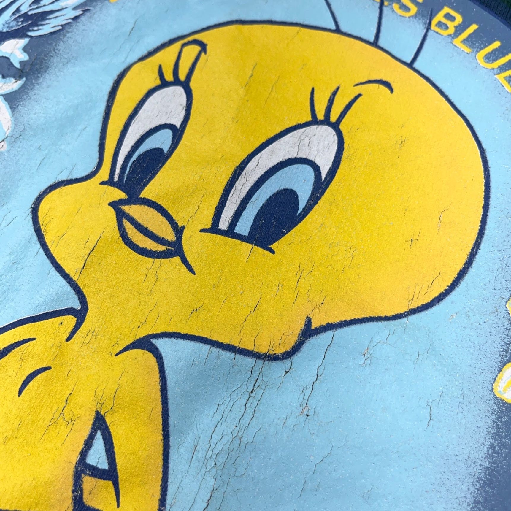 Vintage VINTAGE Looney Tunes Sweatshirt Women 2XL Green Tweety Bird Logo Graphic Print Sweatshirt Size XXL / US 16-18 / IT 52-54 - 7 Thumbnail